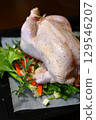 烤雞烹飪準備 129546207