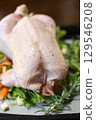 烤雞烹飪準備 129546208