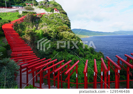 Red Torii Gate Motonosumi Shrine 353 Red Torii Gate Motonosumi Shrine 353 129546486
