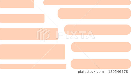 A set of pink and beige frames. Various horizontal rectangles. Rounded corners. Can be used as a background for text space. A set of pink and beige frames. Various horizontal rectangles. Rounded corners. Can be used as a background for text space. 129546578