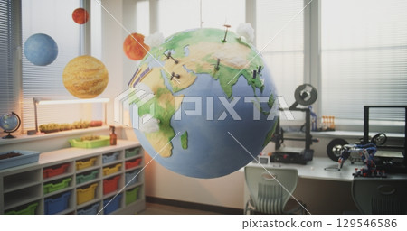 Earth Model for Studying Renewable Energy Technologies, Science and Ecology 129546586