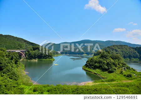 岐阜縣：惠那市秋川水庫 129546691