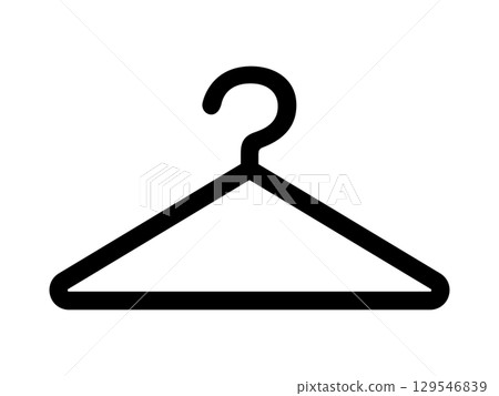 Hanger icon monochrome 129546839