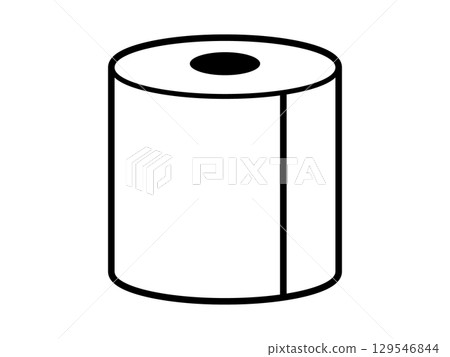 衛生紙圖示單色 129546844