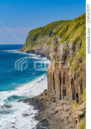 [Ikitsuki Island, Nagasaki Prefecture] Shiotawara Cliffs with beautiful columnar joints 129547077