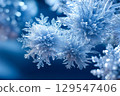 Ice macro texture (AI generated image) 129547406