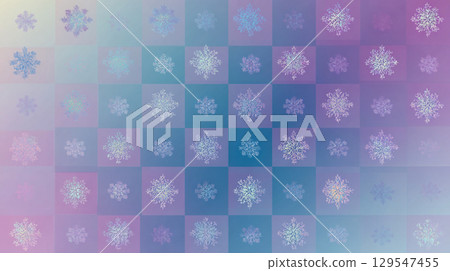 具有雪花和漸變背景的美麗圖案設計 129547455