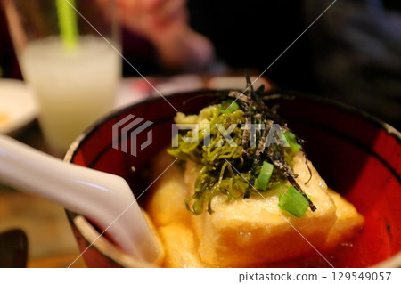Delicious deep-fried tofu Delicious deep-fried tofu 129549057