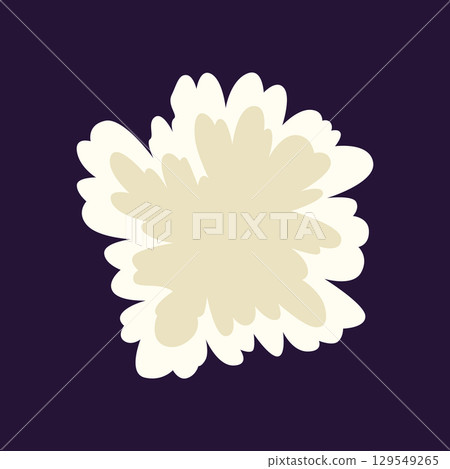 Explosion animation. Animation for game of the explosion effect. Cartoon animation for game. Exploding effect. Hand drawn vector illustration 129549265