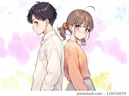 互相感興趣的男人和女人 互相感興趣的男人和女人 129550079