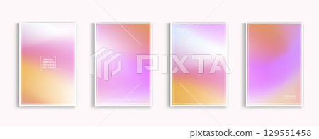 Pastel gradient backgrounds vector set. soft tender yellow, pink, white and blue colours abstract background for app, web design, webpages, banners, greeting cards. Vector design. Pastel gradient backgrounds vector set. soft tender yellow, pink, white and blue colours abstract background for app, web design, webpages, banners, greeting cards. Vector design. 129551458