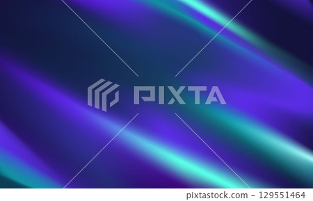 Vibrant abstract gradient background with flowing neon light waves in purple, blue, and cyan tones. Perfect for futuristic design, technology, or digital art concepts. vector design. 129551464