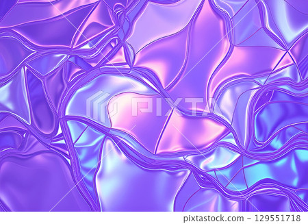 Abstract iridescent fluid texture with flowing shapes in shades of purple and blue, creating a mesmerizing and modern background for digital art, design, and creative projects Abstract iridescent fluid texture with flowing shapes in shades of purple and blue, creating a mesmerizing and modern background for digital art, design, and creative projects 129551718