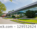 Main pump room of mineral water in Krynica Zdroj (Poland) 129552624
