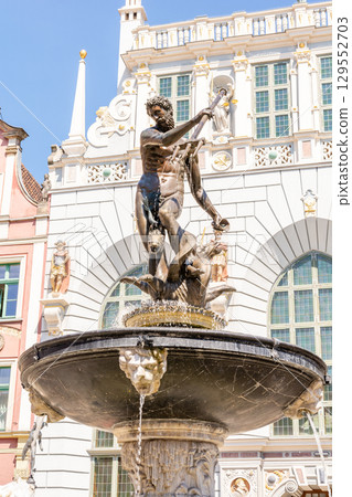 Fountain of Neptune in Gdansk (Poland) Fountain of Neptune in Gdansk (Poland) 129552703