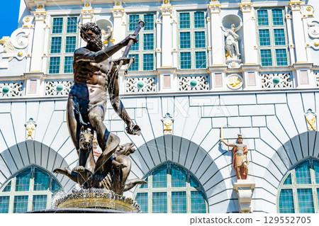 Fountain of Neptune in Gdansk (Poland) 129552705