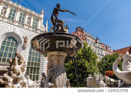Fountain of Neptune in Gdansk (Poland) Fountain of Neptune in Gdansk (Poland) 129552709