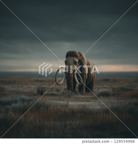 The mammoth's appearance is reminiscent of the Ice Age 129554998