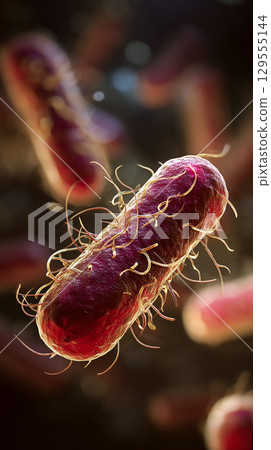 Medical image, structure of bacteria 129555144