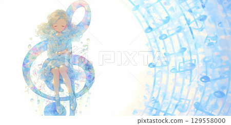 一個熱愛音樂的女孩 129558000