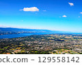 View of Geneva city and its surroundings with Geneva Lake from the Mount Saleve. 129558142