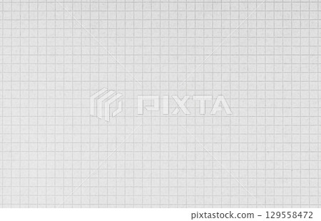 Checkered Paper Sheet with Close-Up Grid on Isolated White Background for Notes Checkered Paper Sheet with Close-Up Grid on Isolated White Background for Notes 129558472