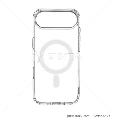 Clear Silicone 17 Air Case with MagSafe on White Background Clear Silicone 17 Air Case with MagSafe on White Background 129558473