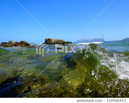beautiful sea in the summer beautiful sea in the summer 129560415