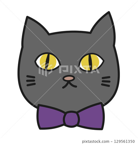 Cat with ribbon Cat with ribbon 129561350