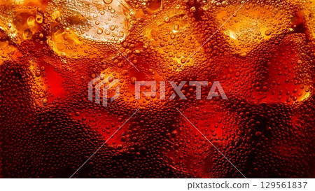 透明碳酸可樂圖片背景素材16：9尺寸AI生成素材 129561837