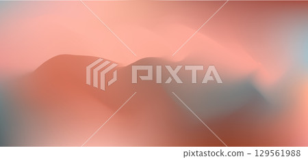 Gentle abstract vector background with soft coral pink, orange peach and and muted blue tones. Warm and elegant flowing design with subtle gradients for fluid graphic design, liquid banner, 3d poster Gentle abstract vector background with soft coral pink, orange peach and and muted blue tones. Warm and elegant flowing design with subtle gradients for fluid graphic design, liquid banner, 3d poster 129561988