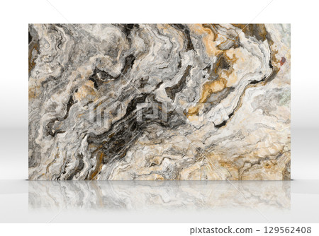 Grey and gold Onyx marble tile texture Grey and gold Onyx marble tile texture 129562408