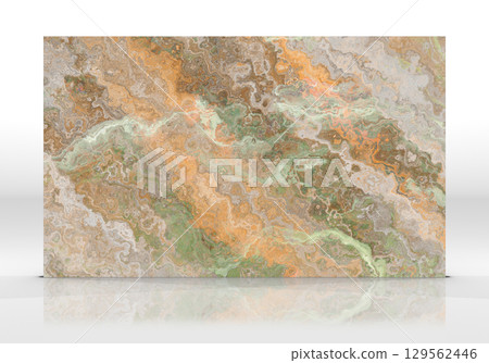 Multicolor Onyx marble tile texture Multicolor Onyx marble tile texture 129562446