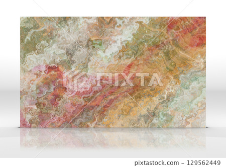 Multicolor Onyx marble tile texture 129562449