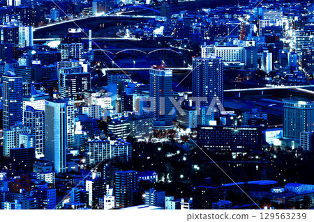 札幌的美麗夜景 札幌的美麗夜景 129563239