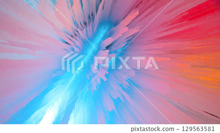 冰層覆蓋著冰 冰層覆蓋著冰 129563581