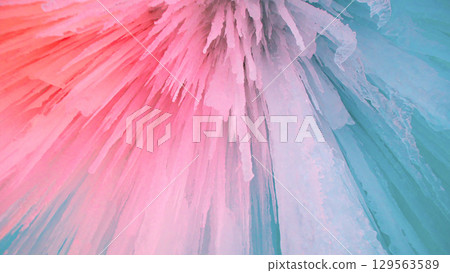 Ice covered in ice Ice covered in ice 129563589