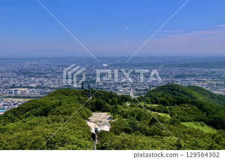札幌市全景 - 從觀景台看 - 東南方(北海道札幌市) 札幌市全景 - 從觀景台看 - 東南方(北海道札幌市) 129564302