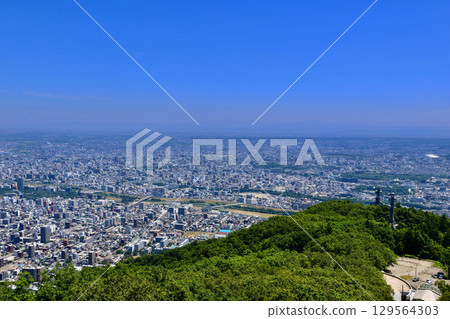 札幌市全景 - 從觀景台看 - 東南方（北海道札幌市） 129564303