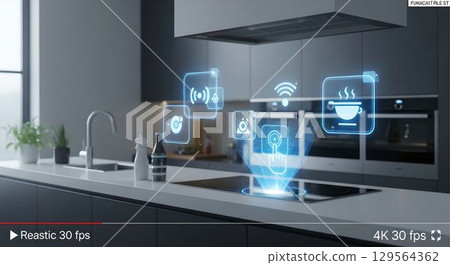 The Future of Smart Kitchens 2: AI-Generated Images The Future of Smart Kitchens 2: AI-Generated Images 129564362