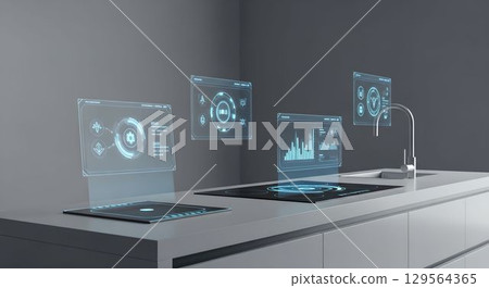 The Future of Smart Kitchens 3: AI-Generated Images 129564365