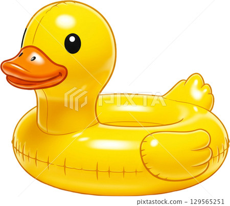 yellow duck with yellow duck 129565251