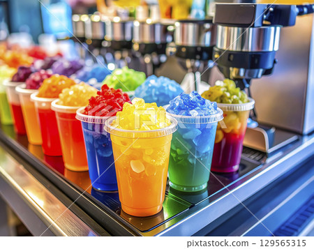 Shaved ice AI-generated image 129565315