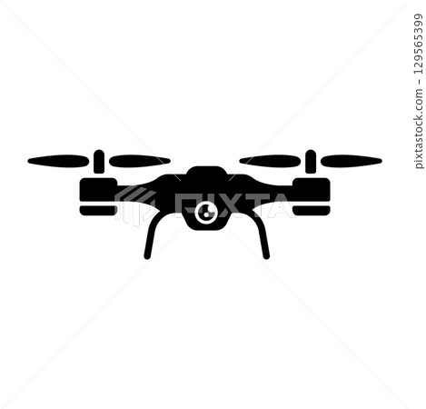 Drone vector icon illustration 129565399