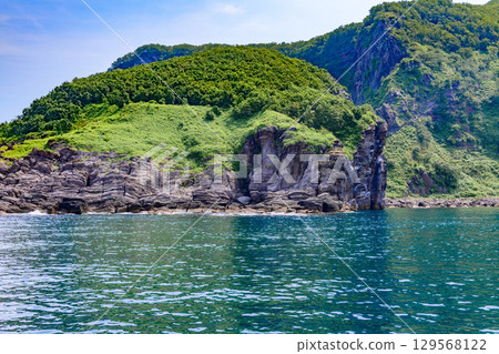 六月知床半島遊船,藍天白雲(北海道) 六月知床半島遊船,藍天白雲(北海道) 129568122