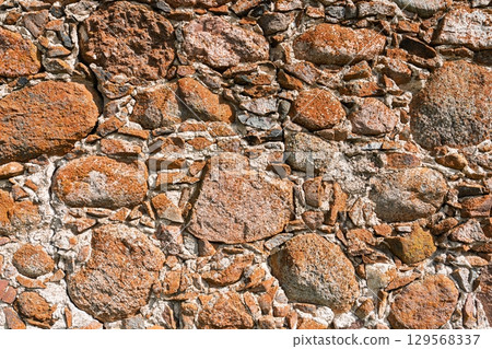 Robust Stone Wall Texture with Weathered Detail and Natural Color Variations for Textures 129568337