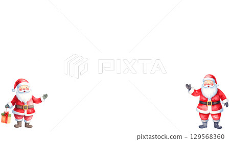 cute santa claus illustration material 129568360
