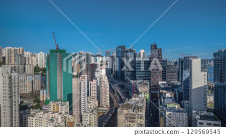 Aug 10 2025 Ngau Tau Kok Urban Landscape in Kowloon Hong Kong 129569545