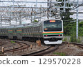 Tokaido Line Kamakura (passenger freight) railroad crossing 129570228