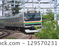 Tokaido Line Kamakura (passenger freight) railroad crossing 129570231
